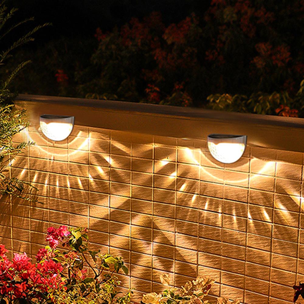 Applique Solaire Murale Étanche - Design Décoratif pour Jardin et Terrasse